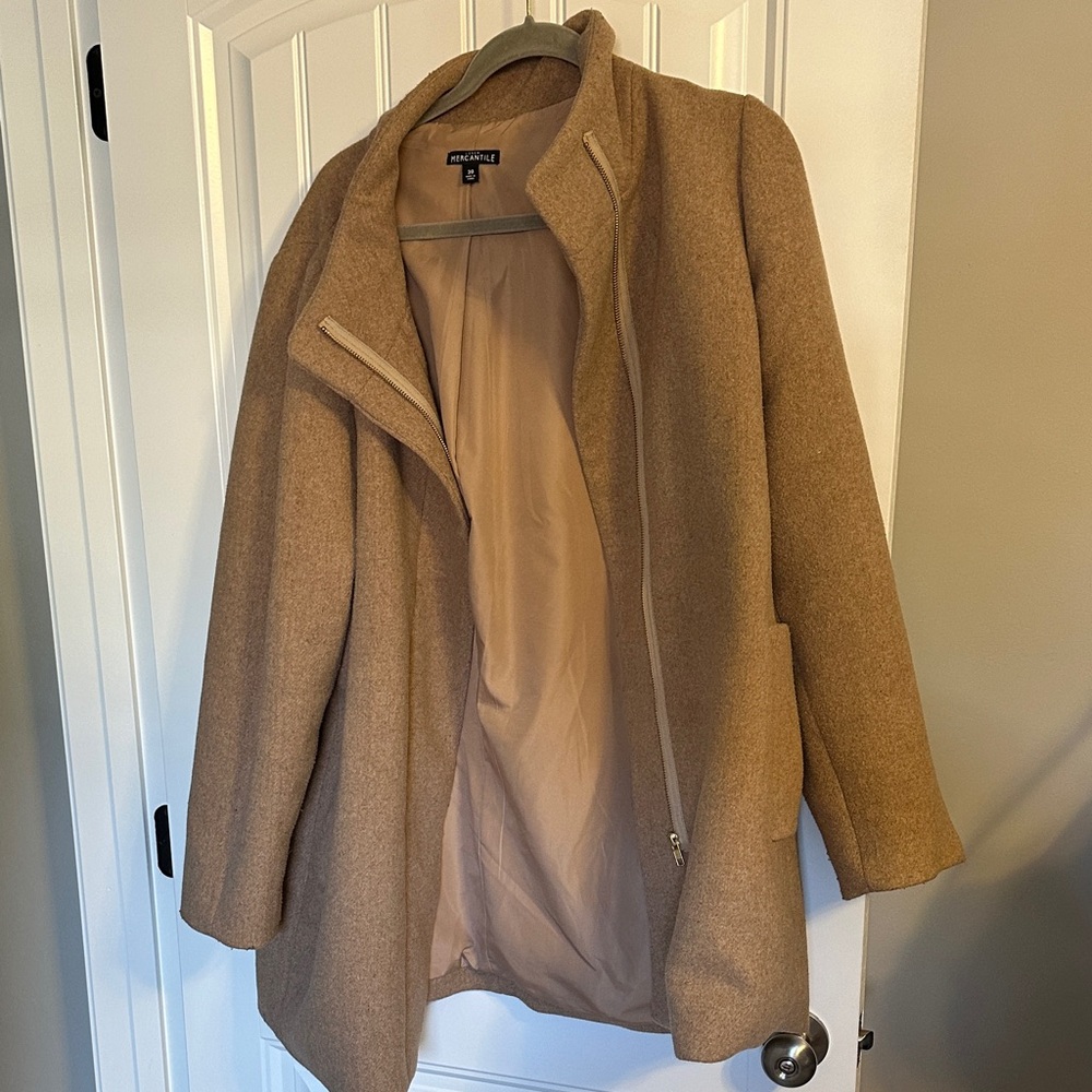 J. Crew Women's Tan Trench Coat